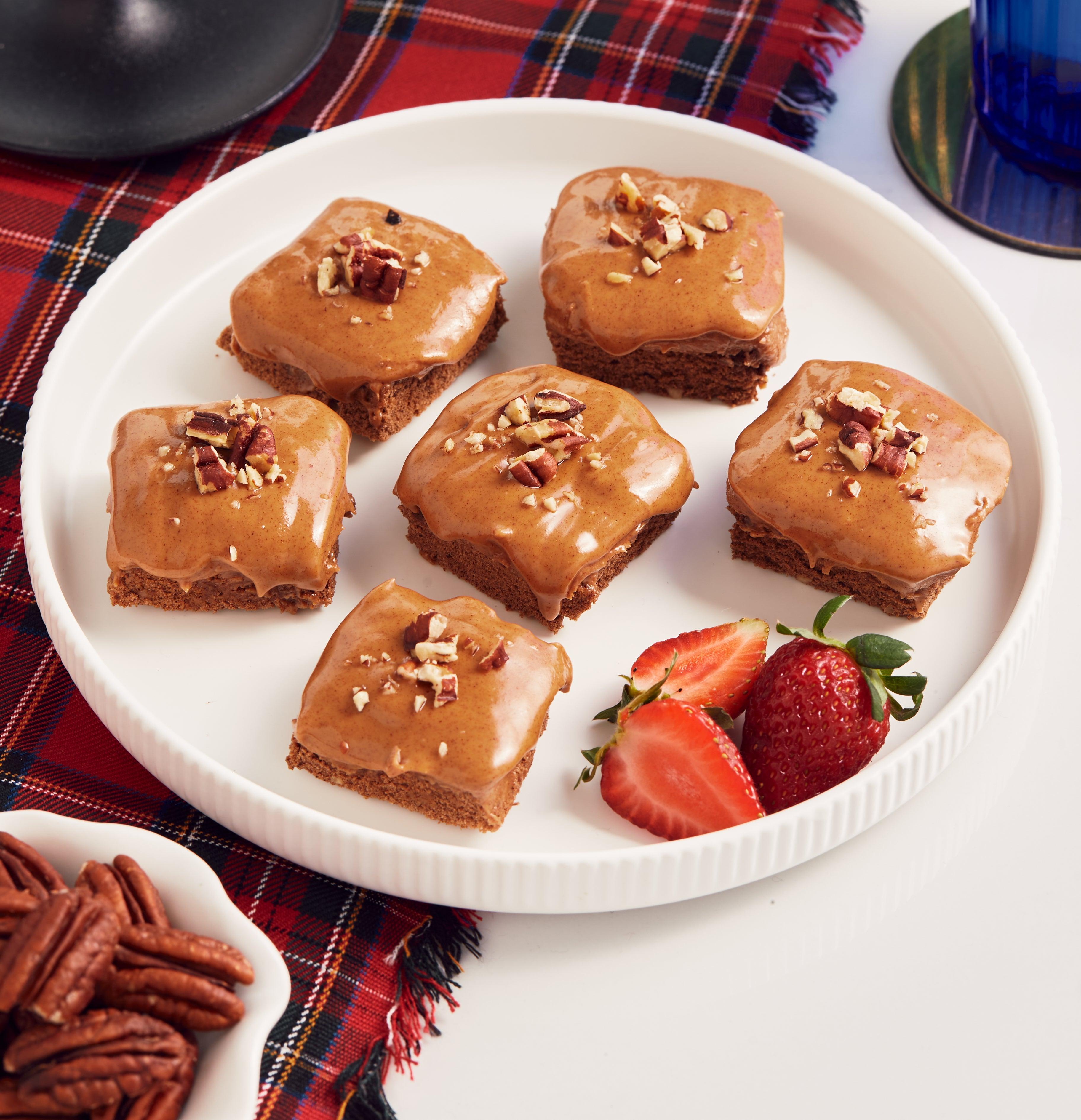 Pecan Gingerbread Cake with Almond Butter Frosting Recipe – Amazin' Graze Malaysia