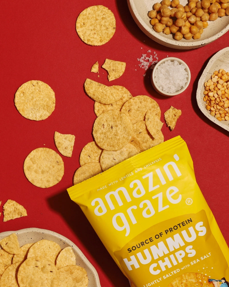 Hummus Chips Lightly Salted with Sea Salt Amazin' Graze Malaysia