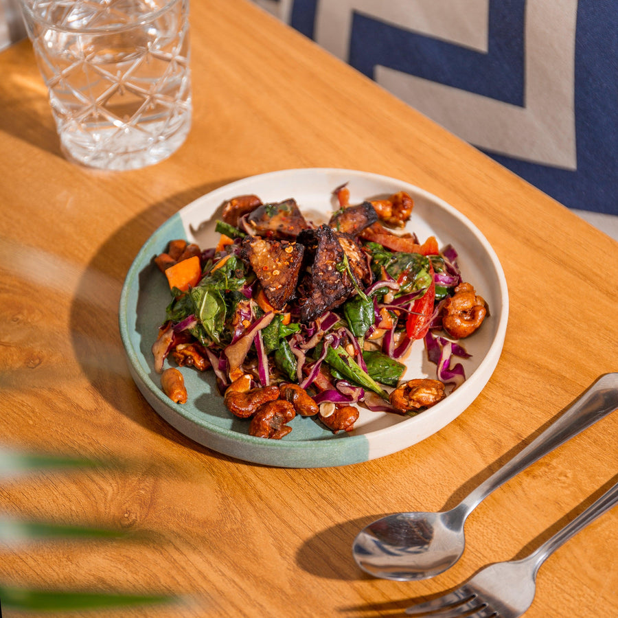 thai tempeh salad