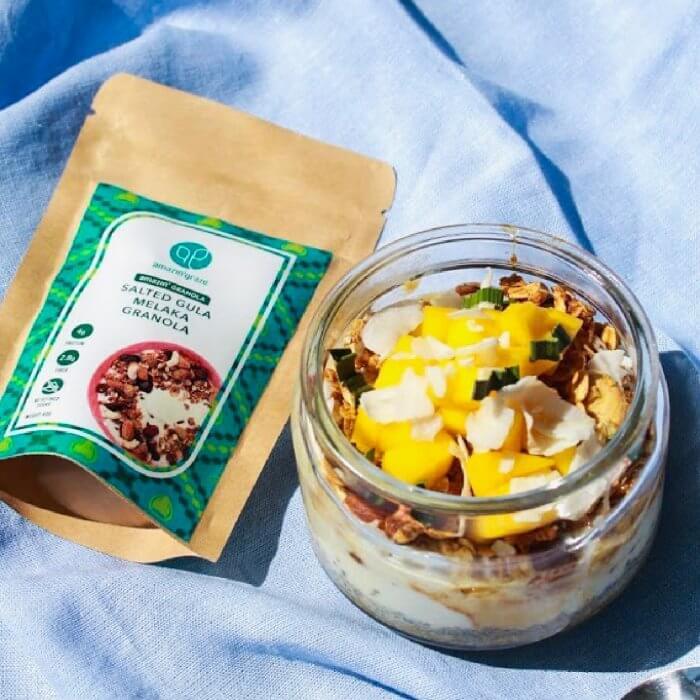 Tropical Salted Caramel Chia Parfait Recipe