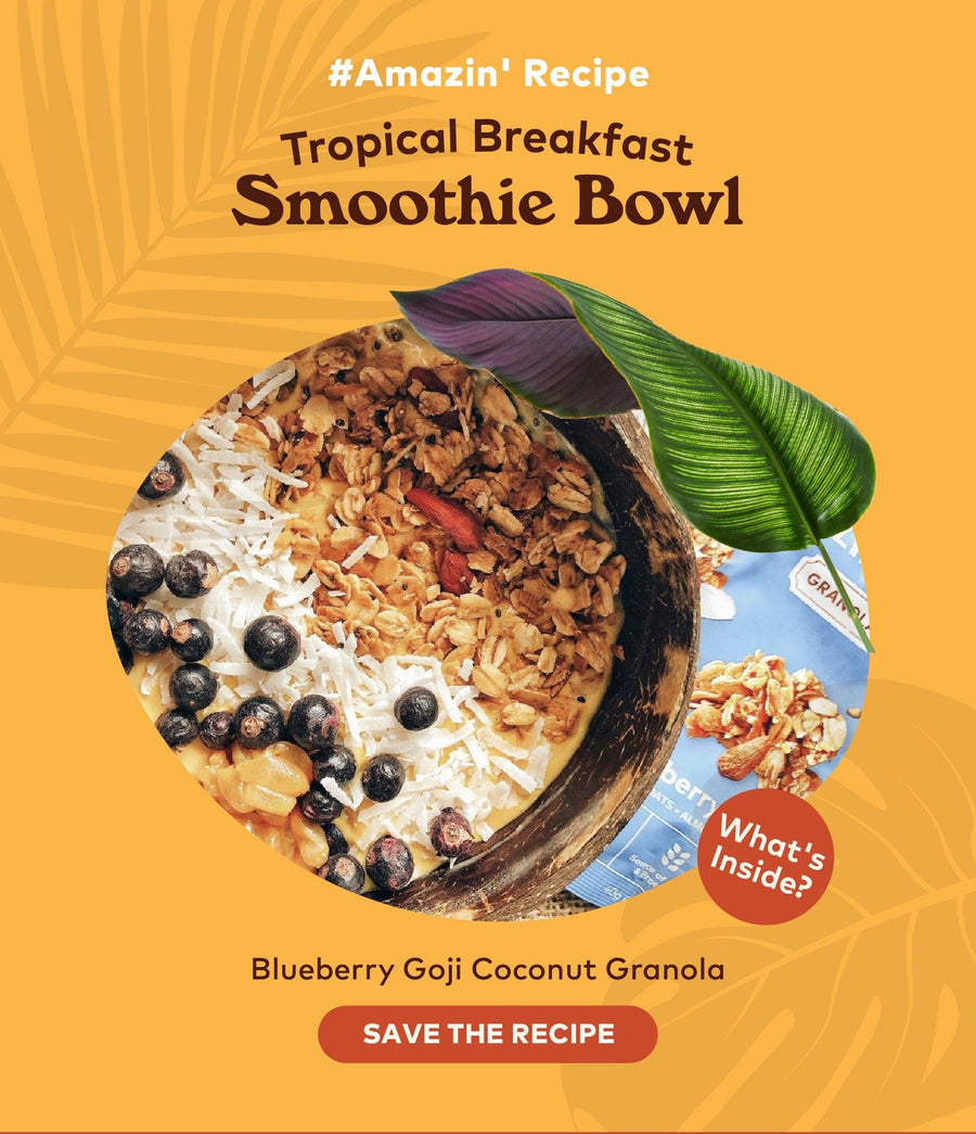 Tropical Smoothie Breakfast Bowl Recipe - Amazin' Graze Malaysia