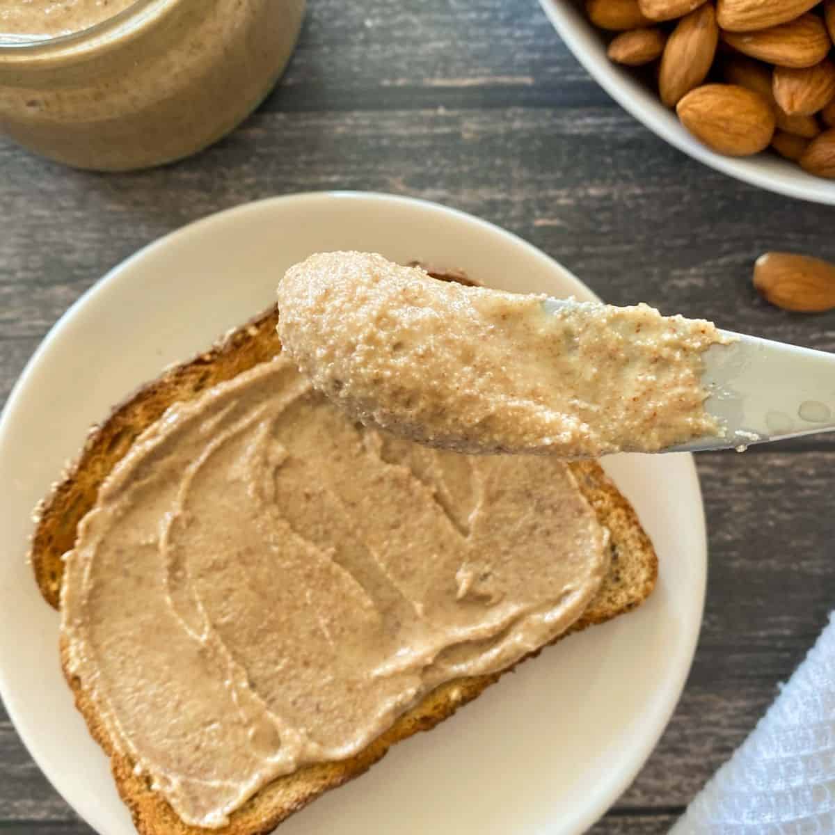 homemade almond butter