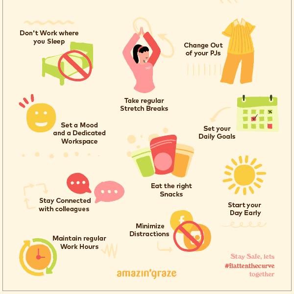 10 Simple Ways to Stay Motivated while Working From Home - Amazin' Graze Malaysia