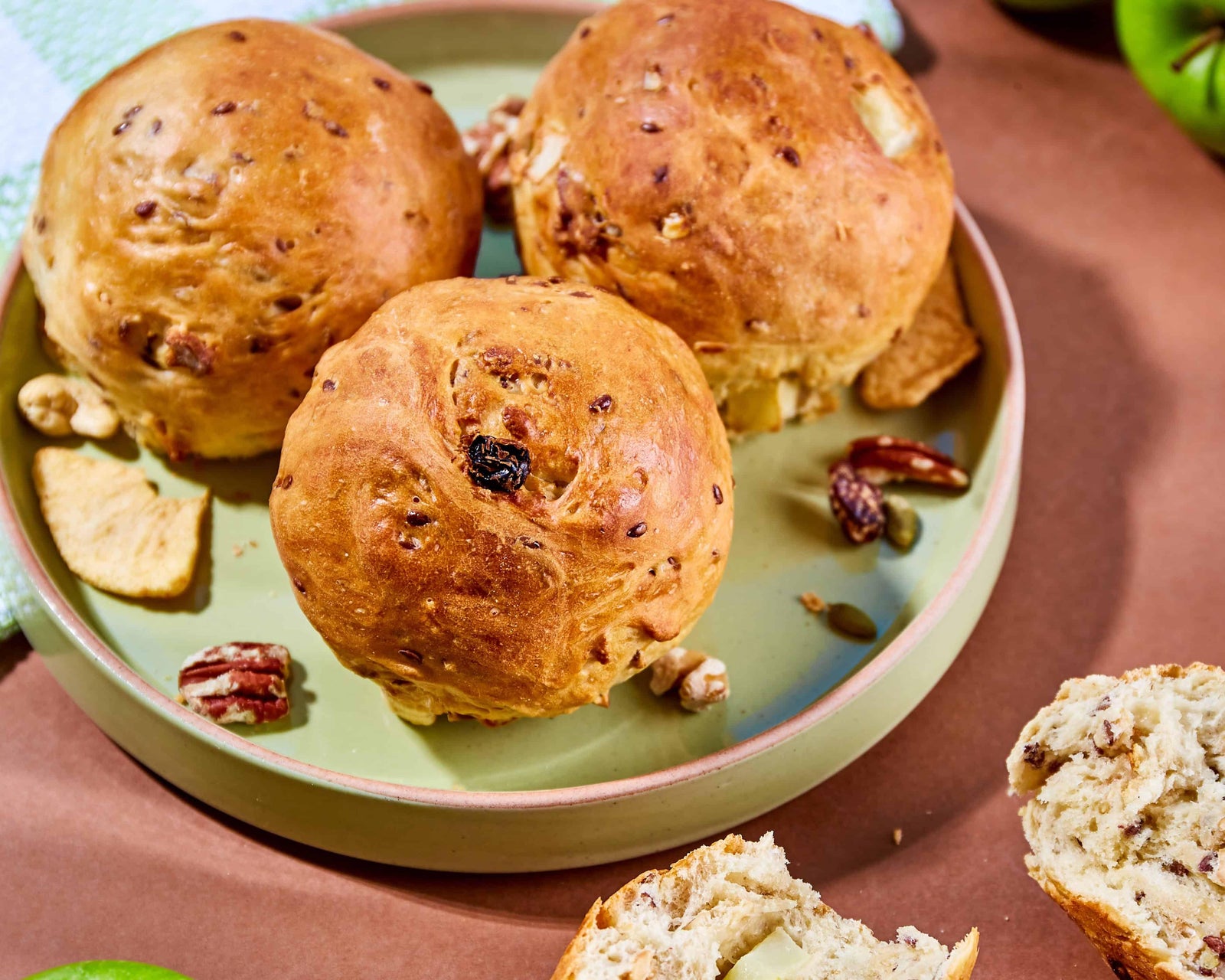 Spelt Apple Morning Buns Recipe