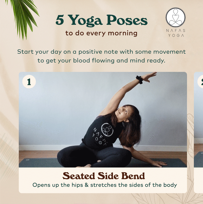 5 Yoga Poses With Nafas Yoga - Amazin' Graze Malaysia