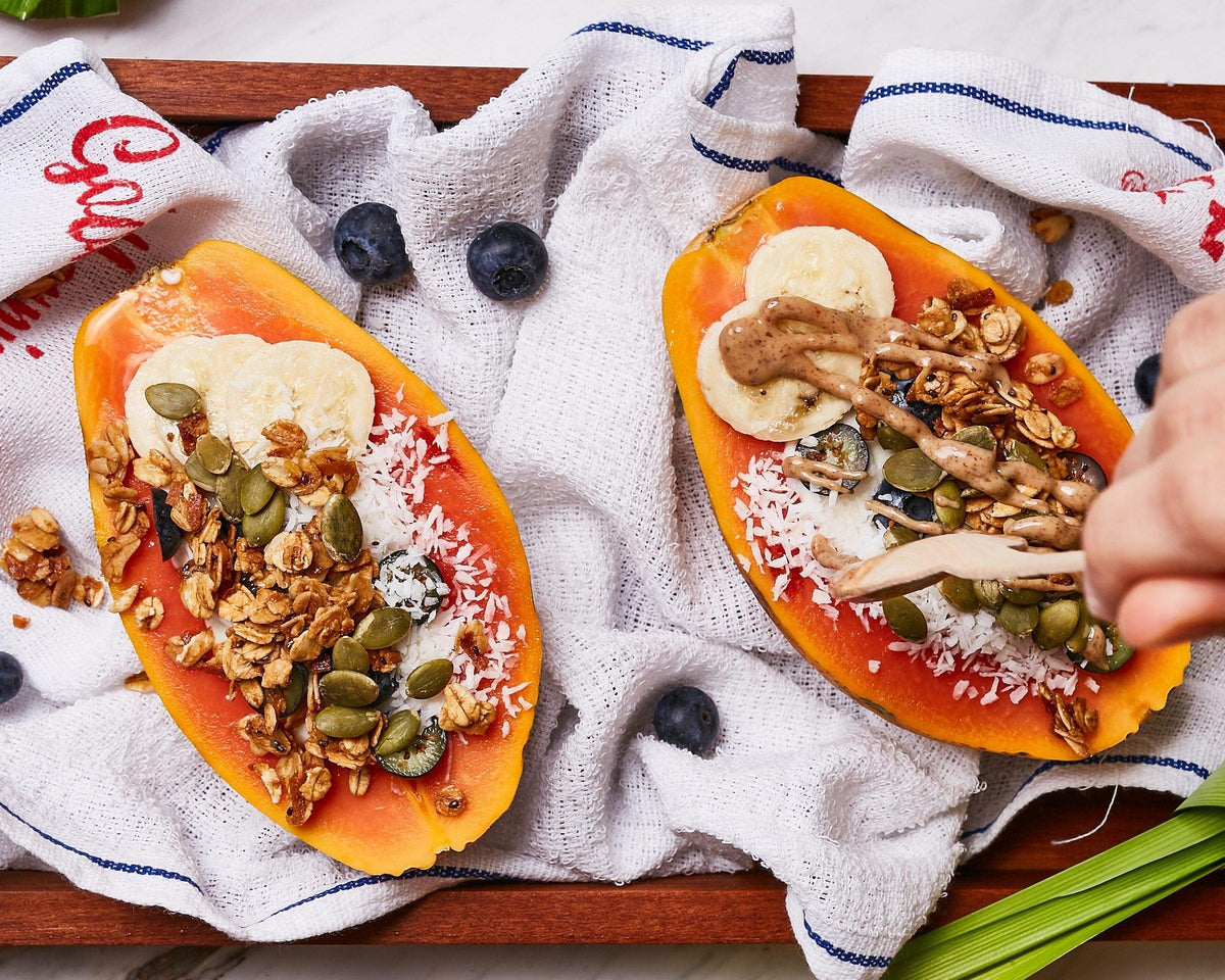 Tropical Papaya Breakfast Bowl