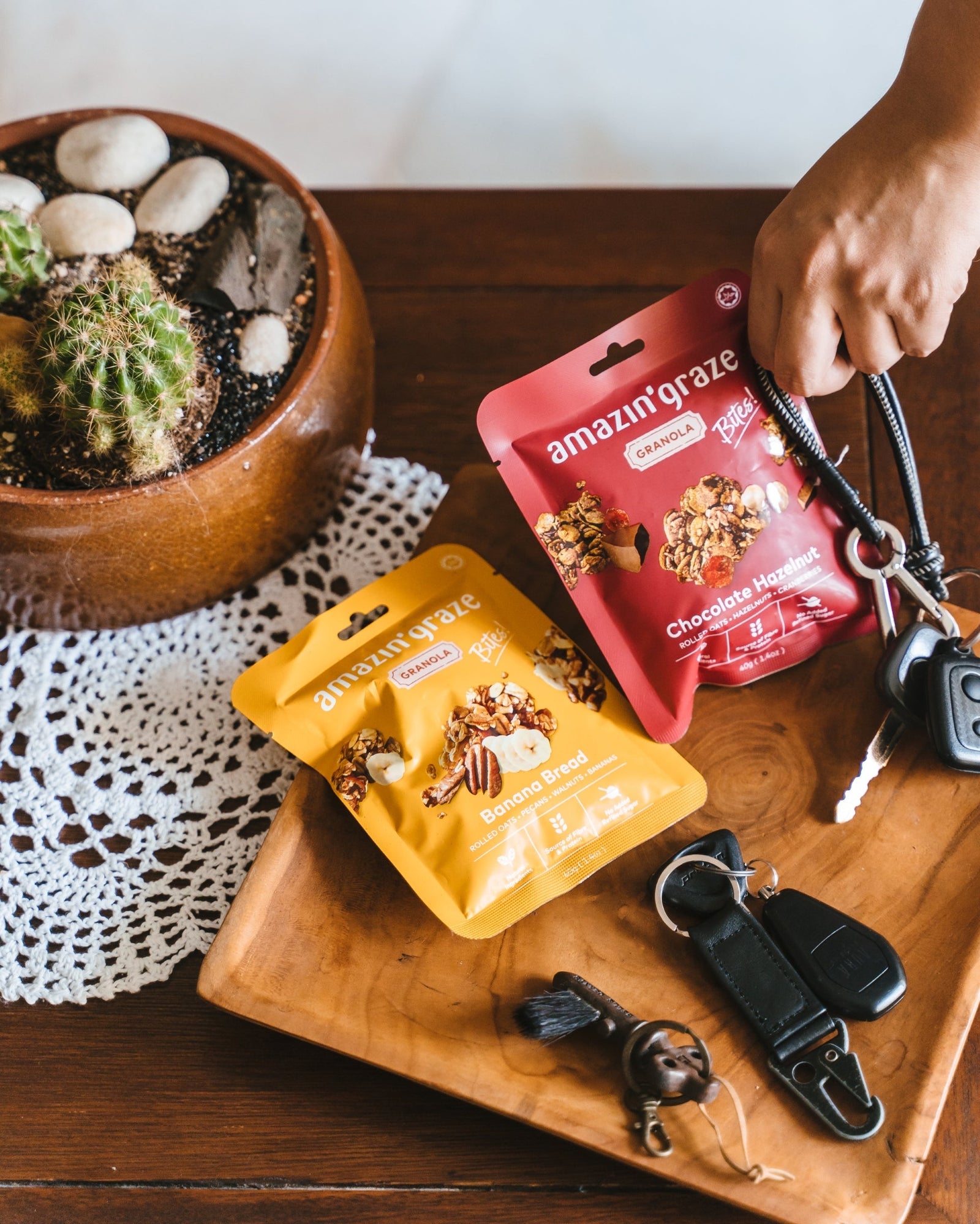 Amazin’ Graze nut mix variety box for office breakfast emergencies 