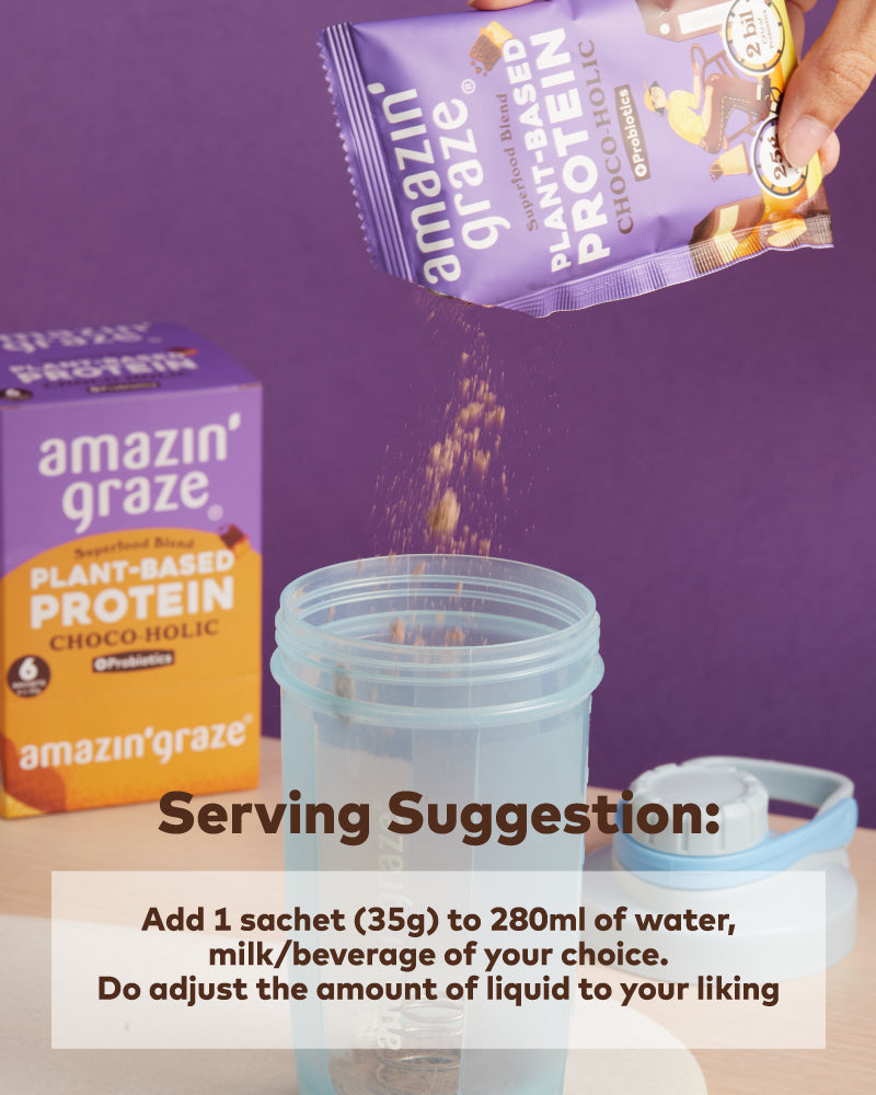 Choco-holic On-The-Go Sachets (6 x 35g) - Amazin' Graze Malaysia