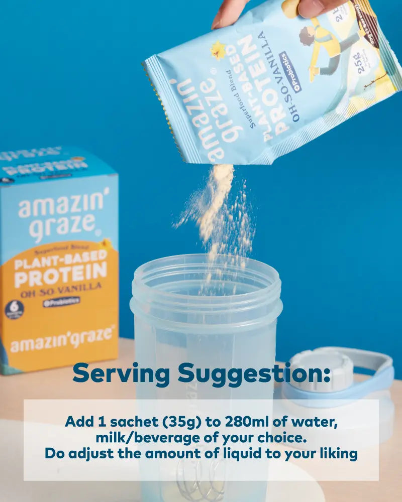 Oh-So-Vanilla On-The-Go Sachets (6 x 35g) - Amazin' Graze Malaysia