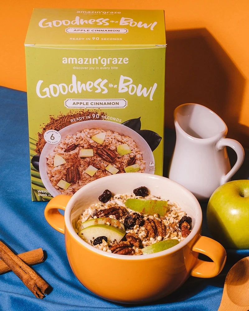 Bundle of 3 Instant Oatmeal - Amazin' Graze Malaysia