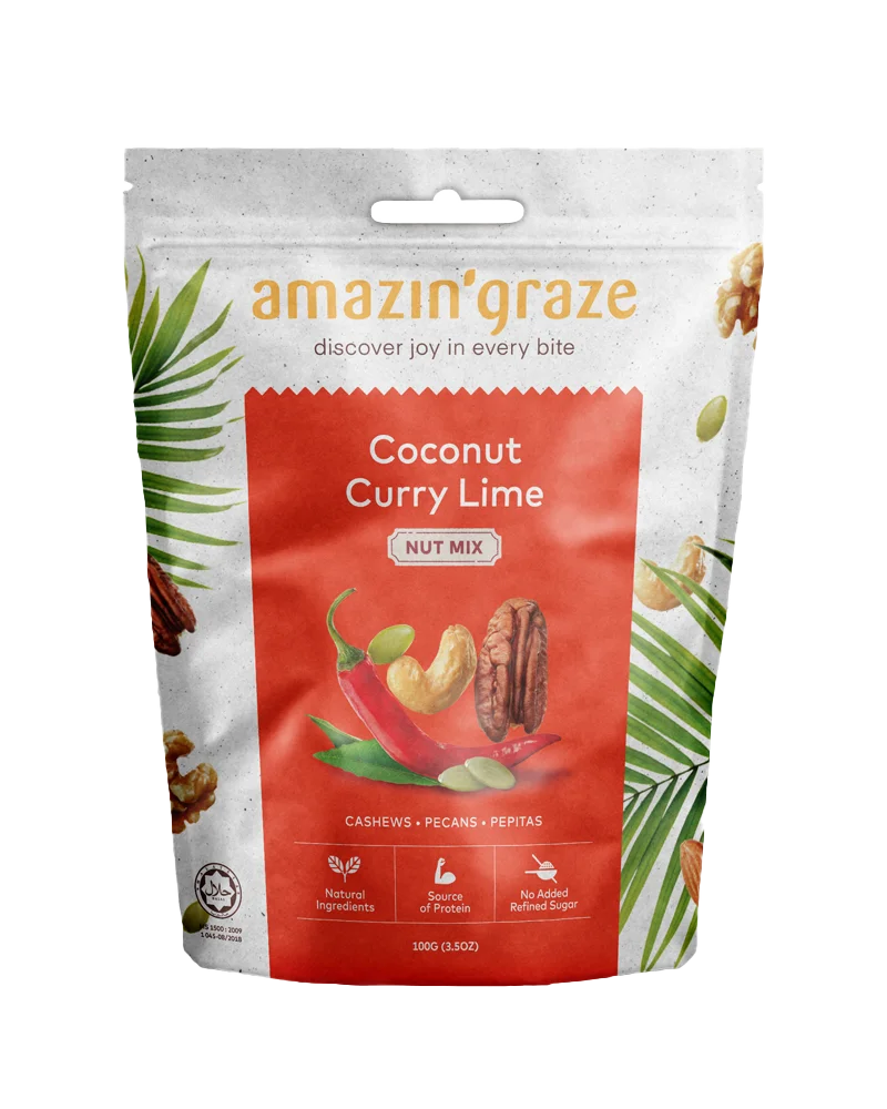 [B1F1] Coconut Curry Lime Nut Mix