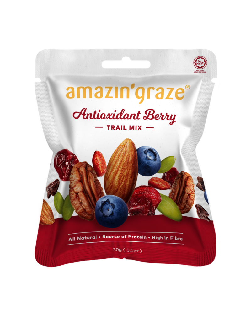 Mini Antioxidant Berry Trail Mix - Amazin' Graze Malaysia