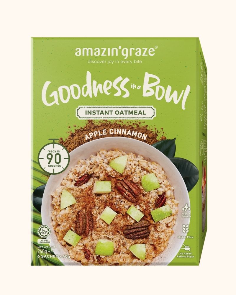 [B1F1]Apple Cinnamon Instant Oatmeal