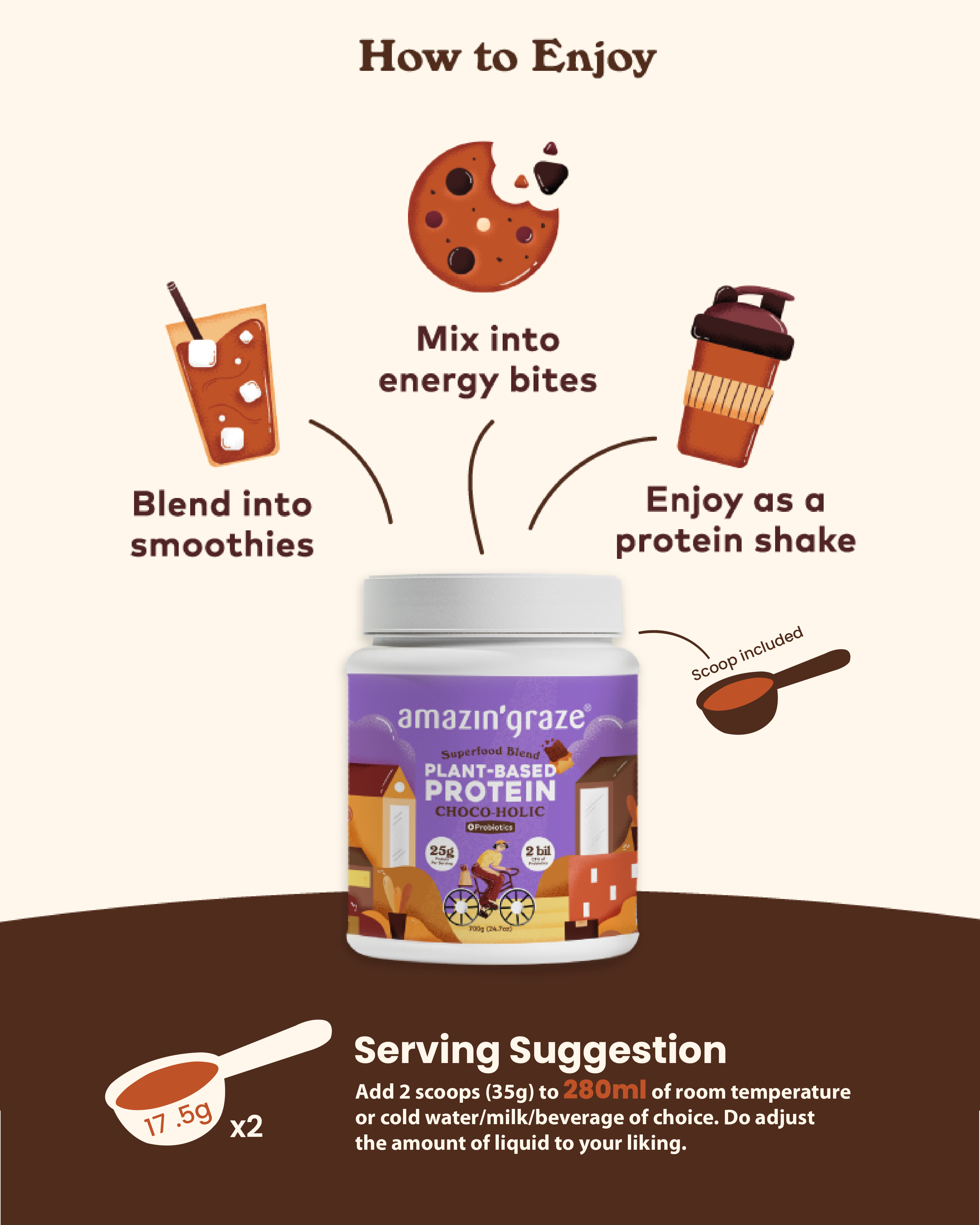 Choco-holic Protein Blend (700g)