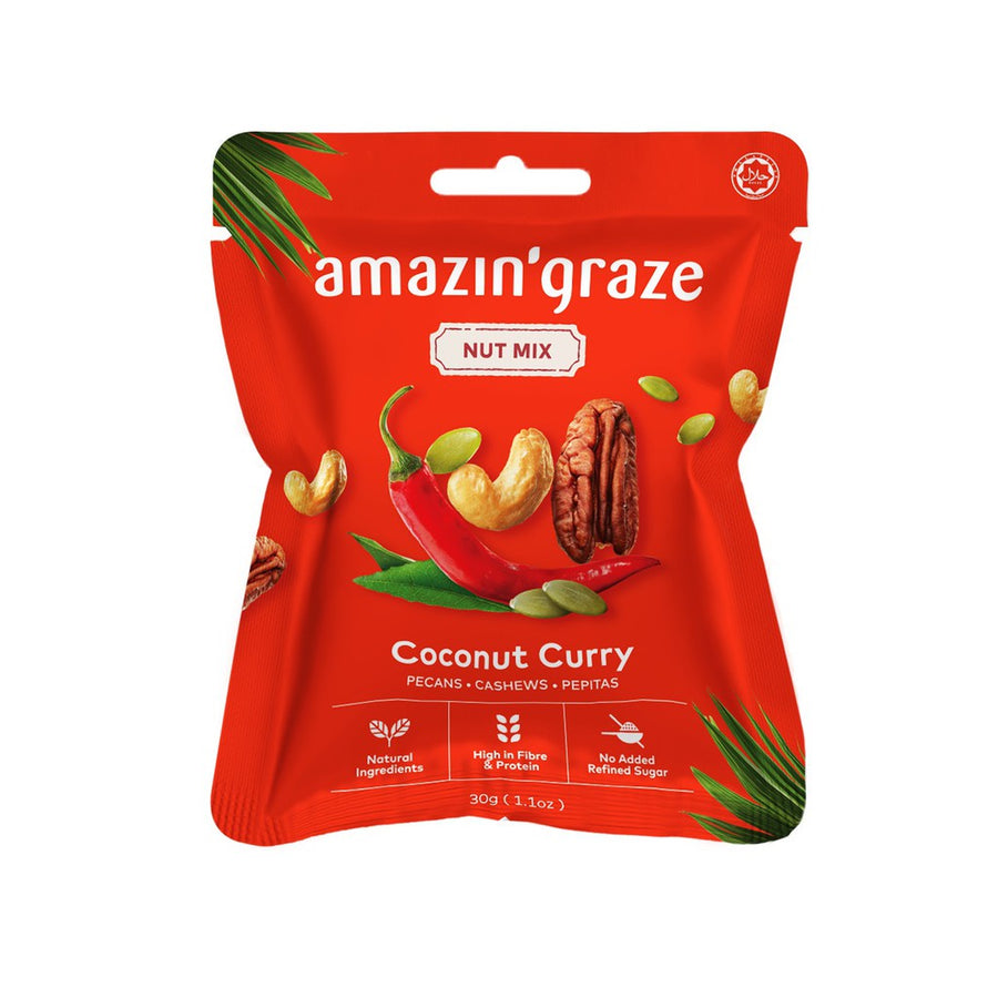[40% OFF BIRTHDAY FLASH] Bundle of 3 Nut Mix Coconut Curry (30g)