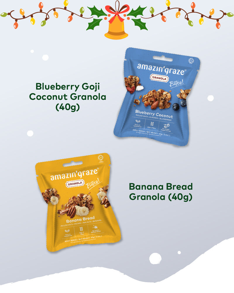 Amazin' Graze Christmas Granola Variety Box (Limited Edition)