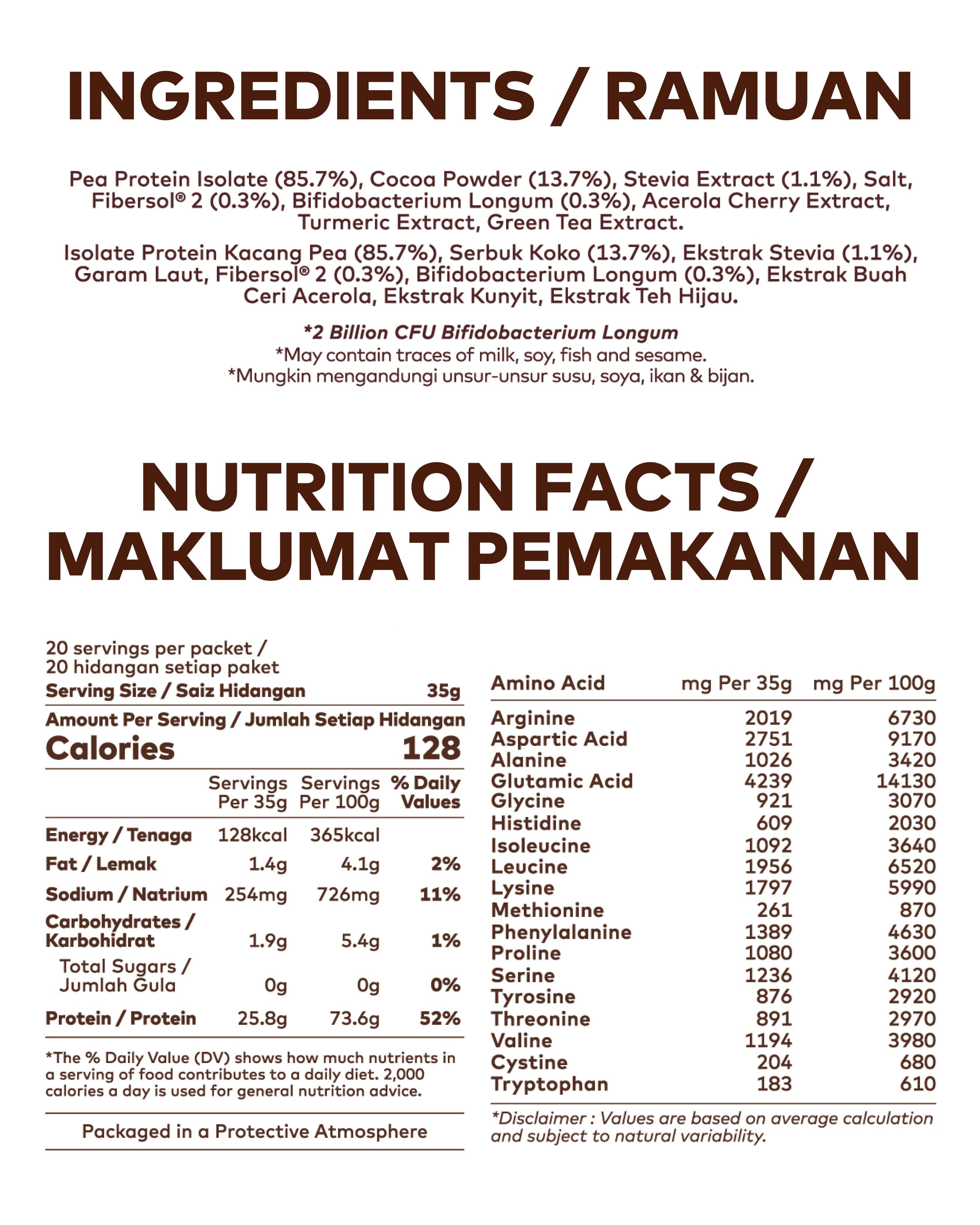 Choco-holic Protein Blend (700g) - Amazin' Graze Malaysia