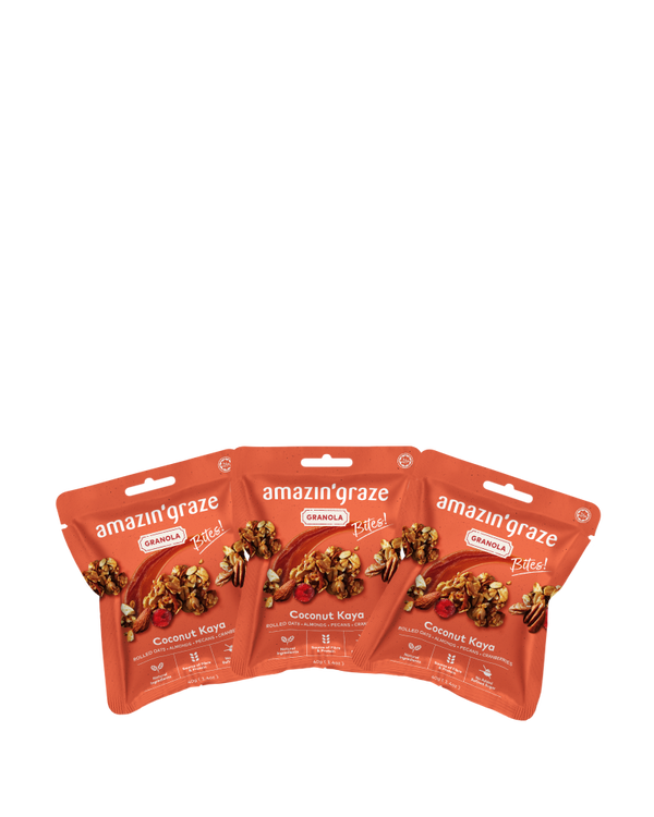 Bundle of 3 Coconut Kaya Granola Bites (3x40g)