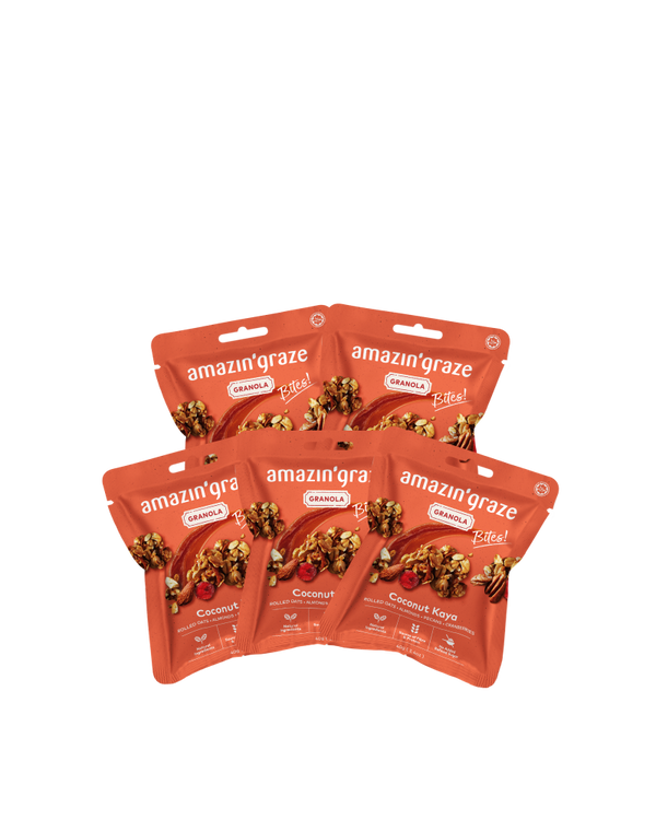 Bundle of 5 Coconut Kaya Granola Bites (5x40g)