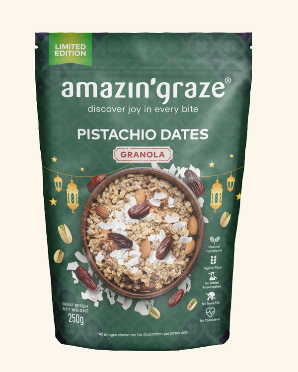 Amazin’ Pistachio Dates Granola 250g