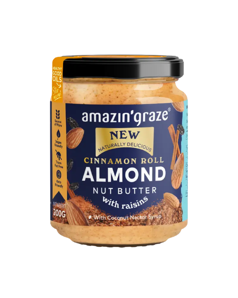 Cinnamon Roll Almond Butter - Amazin' Graze Malaysia
