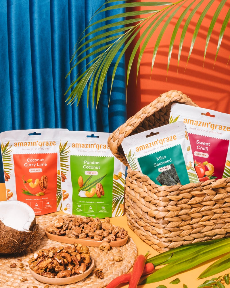 Sweet & Savoury 3-in-1 Snack Bundle - Amazin' Graze Malaysia