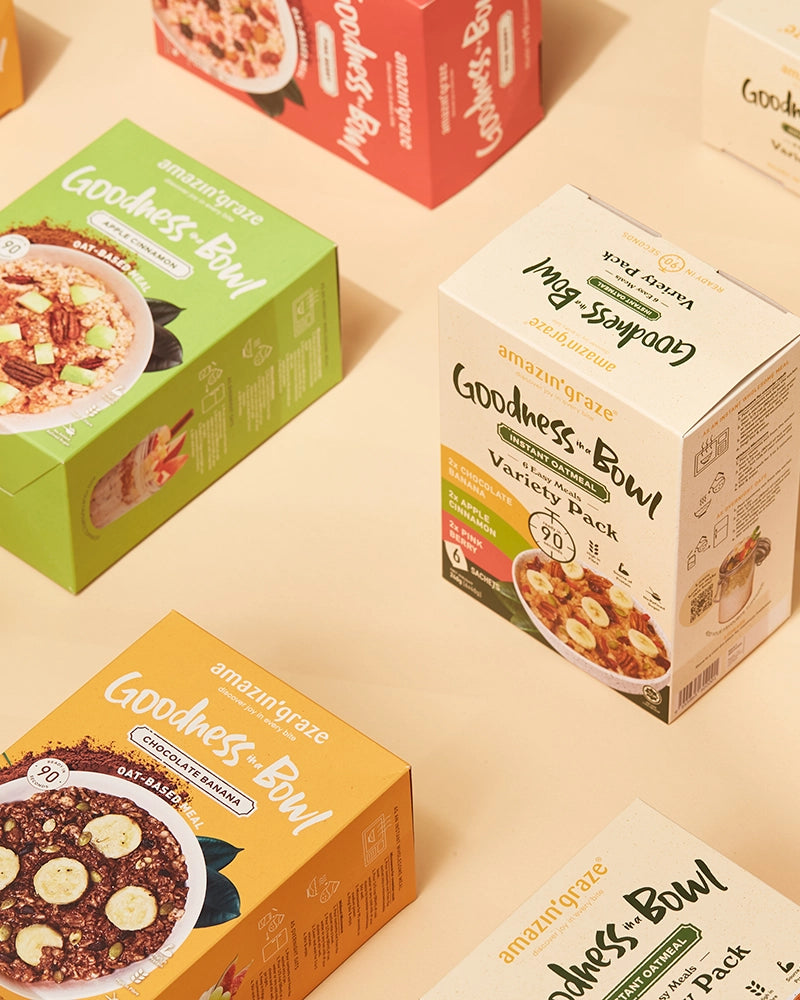Bundle of 3 Instant Oatmeal - Amazin' Graze Malaysia