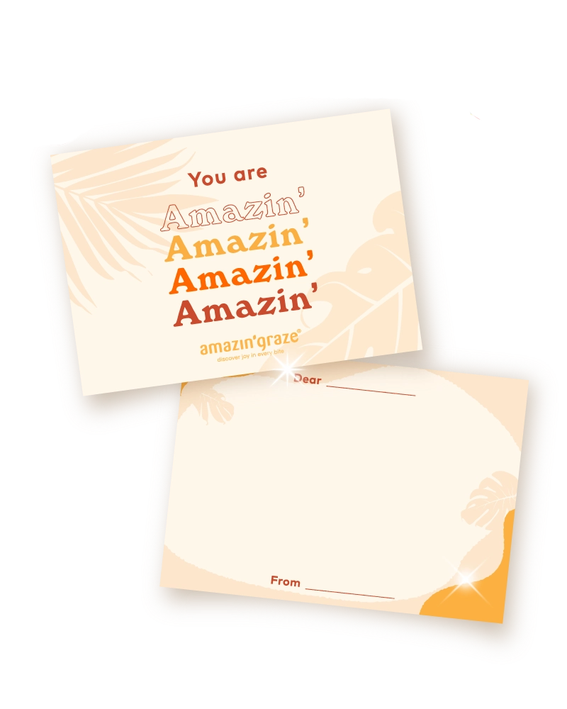 You're Amazin' Message Card - Amazin' Graze Malaysia