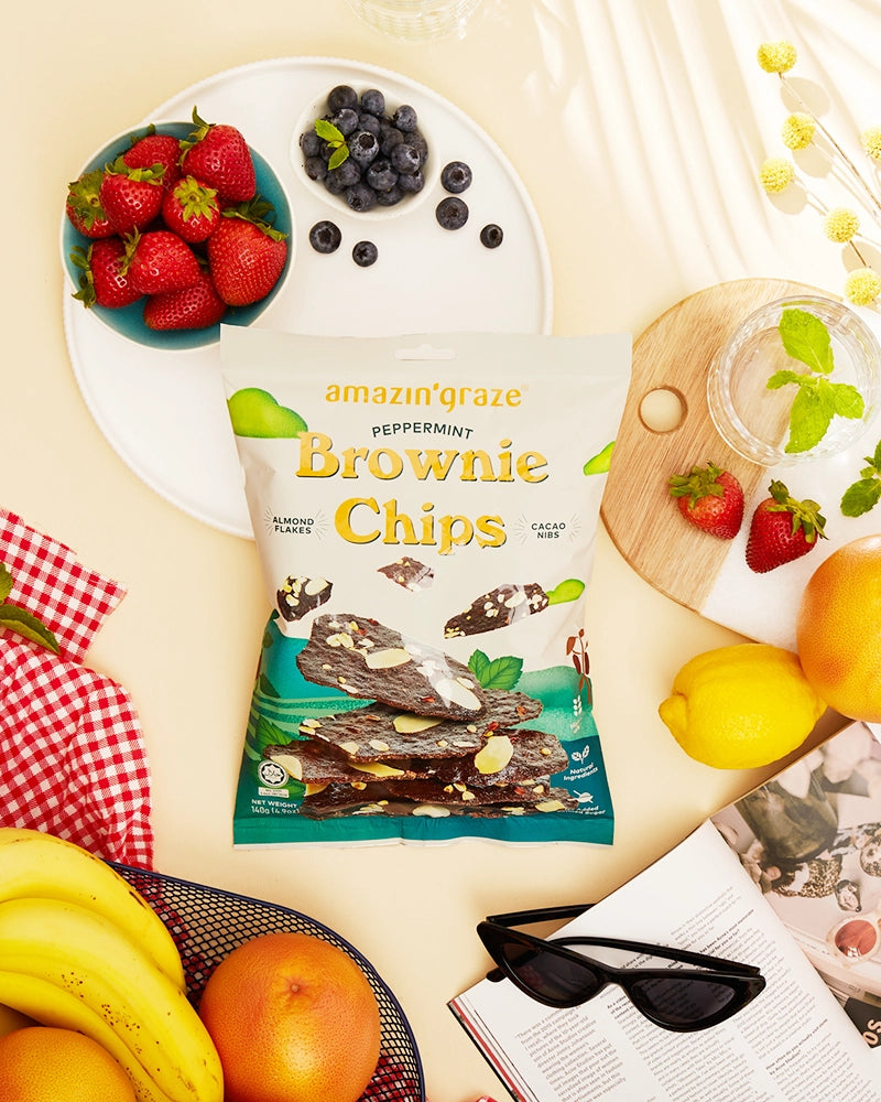 Peppermint Brownie Chips - Amazin' Graze Malaysia