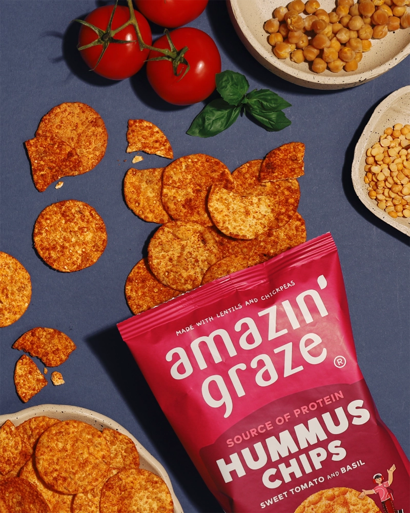 Bundle of 3 Hummus Chips - Amazin' Graze Malaysia
