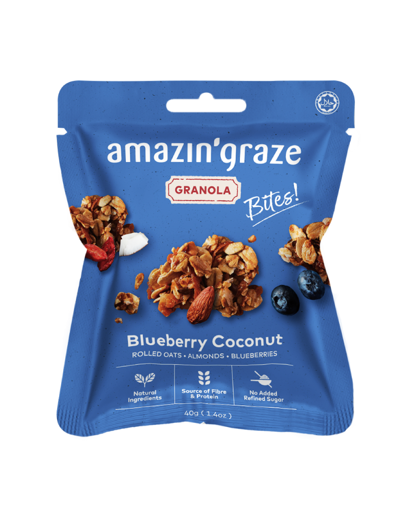 Amazin' Graze Mini Blueberry Coconut Granola Bites