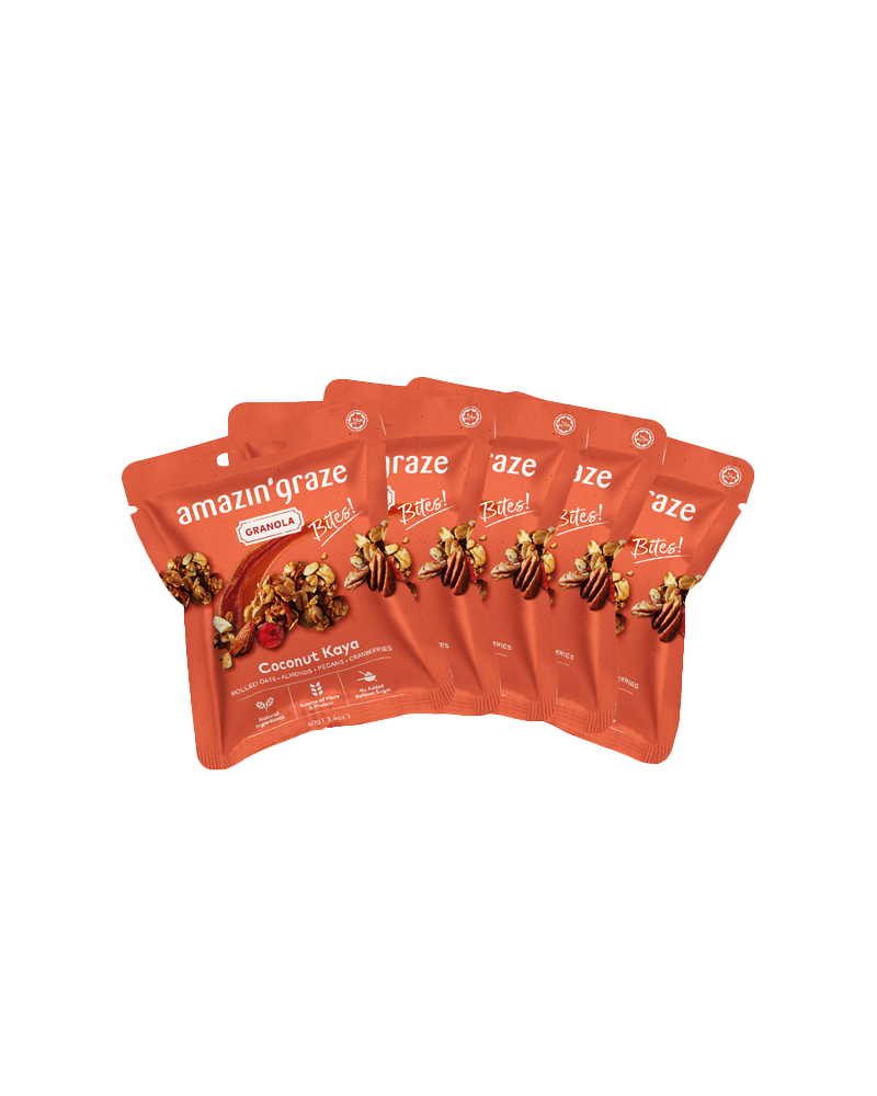 Amazin' Graze Mini Coconut Kaya Granola Bites-Bundle of 5 200g (5 x 40)