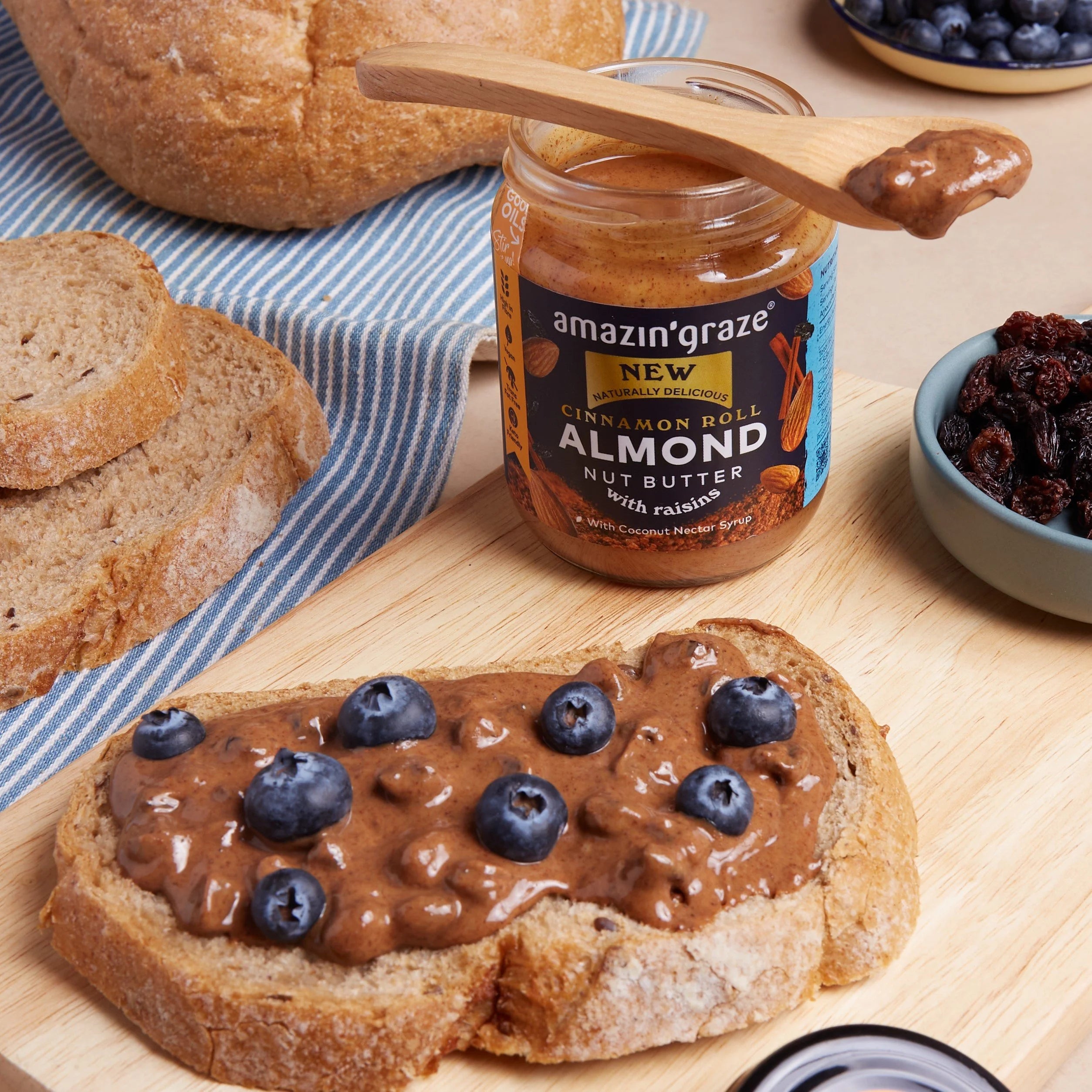 Cinnamon Roll Almond Butter - Amazin' Graze Malaysia