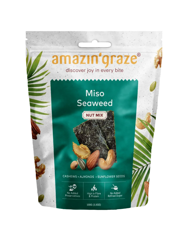 Miso Seaweed Nut Mix - Amazin' Graze Malaysia