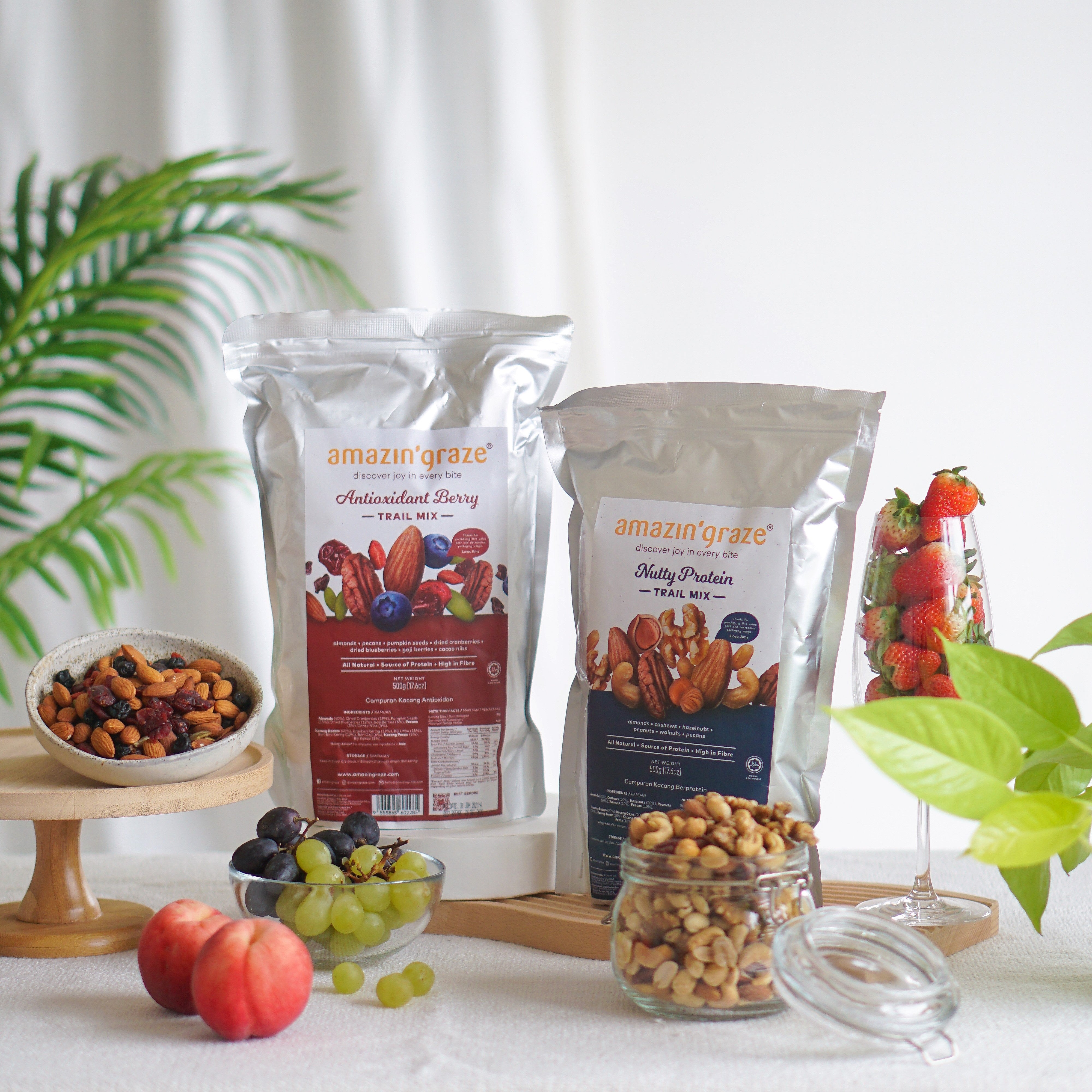 Amazin' Graze Nutty Protein Trail Mix [Bulk Pack] 500g