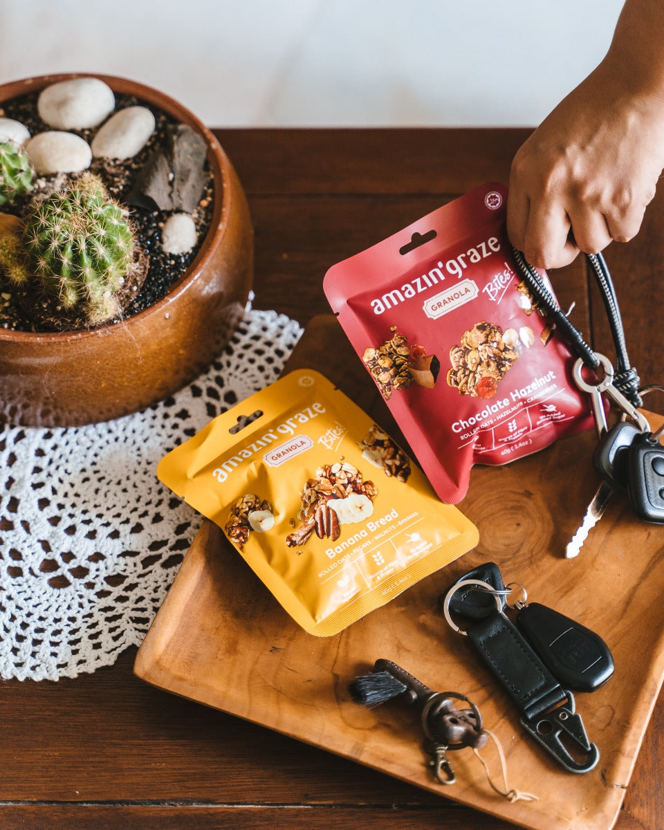Amazin' Graze Mini Banana Bread Granola Bites