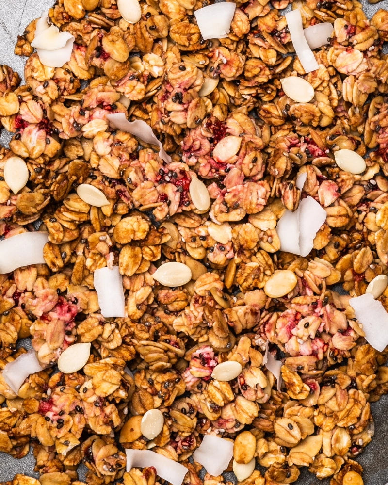 Low Sugar Wild Strawberry Granola - Amazin' Graze Malaysia