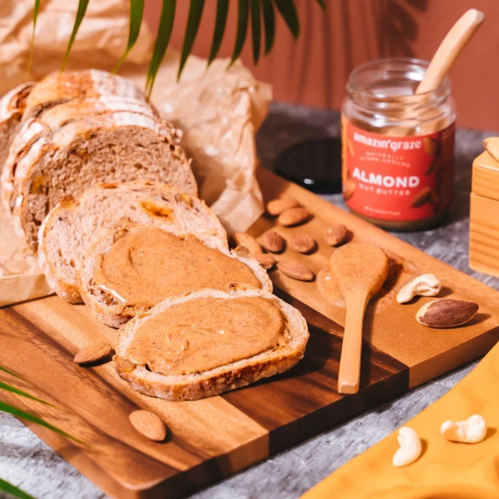 Smooth Almond Butter [Salt & Sugar Free] - Amazin' Graze Malaysia