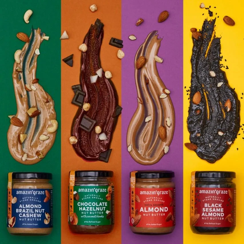 Black Sesame Almond Butter - Amazin' Graze Malaysia