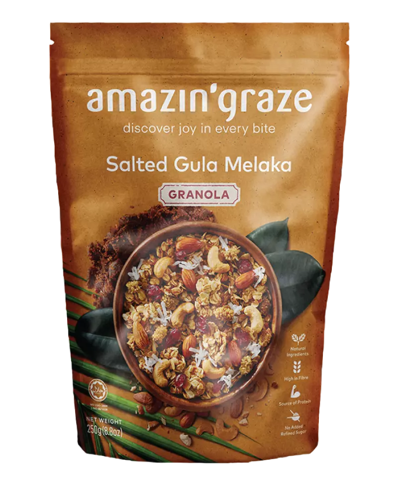 Salted Gula Melaka Granola - Amazin' Graze Malaysia